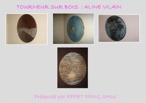 Aline Vilain, tourneur sur bois