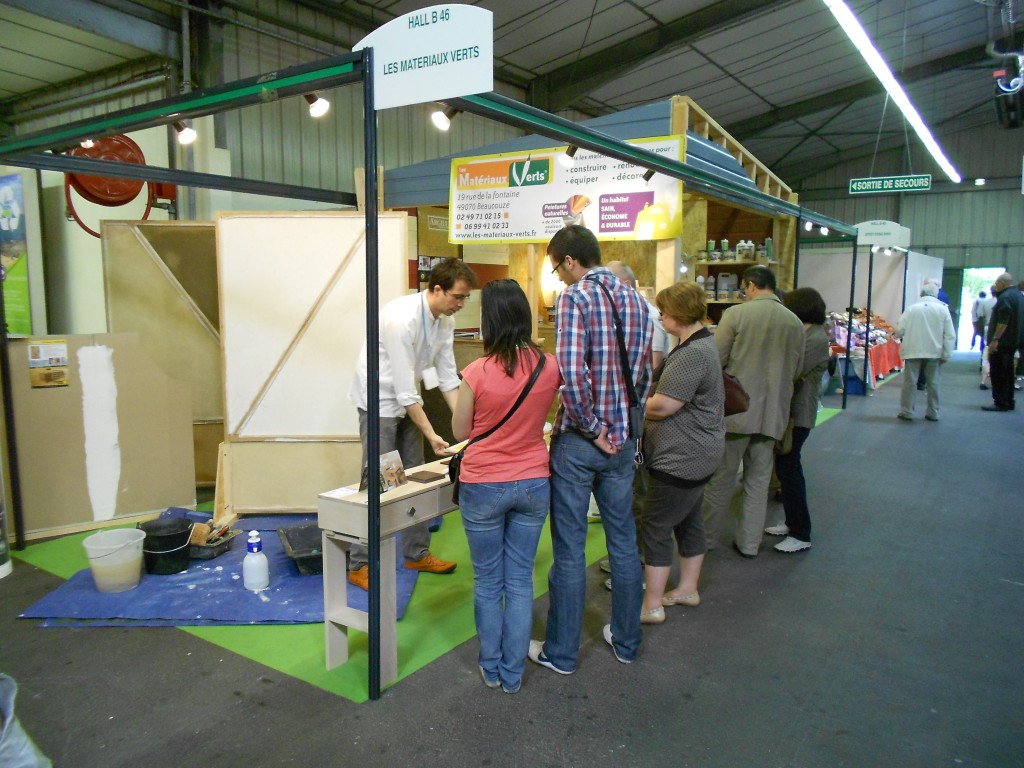 Les matériaux verts à Eco attitude d'Angers